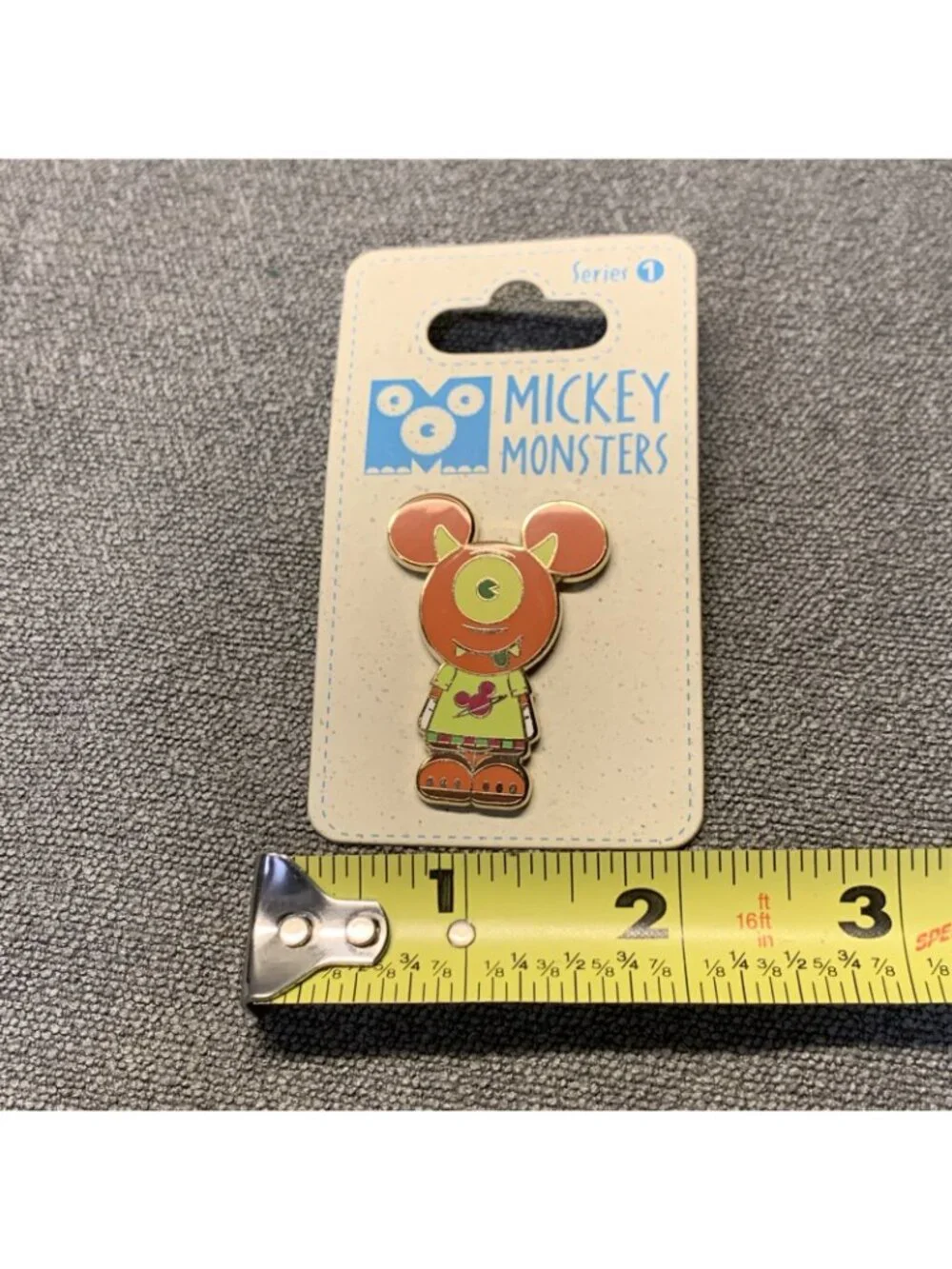 Rare New Disney Mickey Monsters Series 1 Ogg Lapel Pin KG